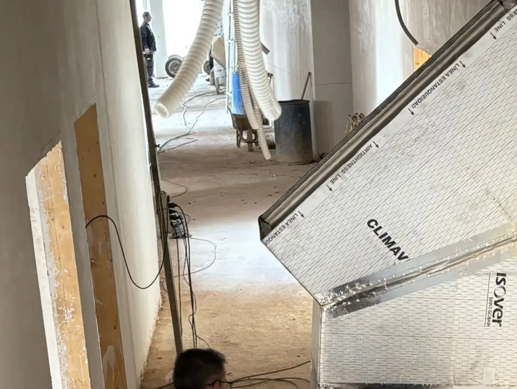 Instalación de conductos… ¡De los grandes!